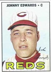 1967 Topps Baseball Cards      202     Johnny Edwards